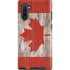 Canadian Flag Dark Wood Galaxy Note 10 Pro Case